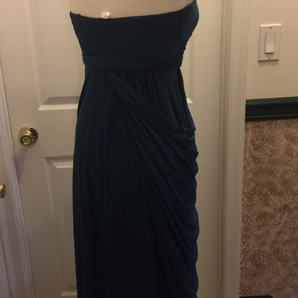 David’s Bridal formal teal dress - Picture 4 of 6